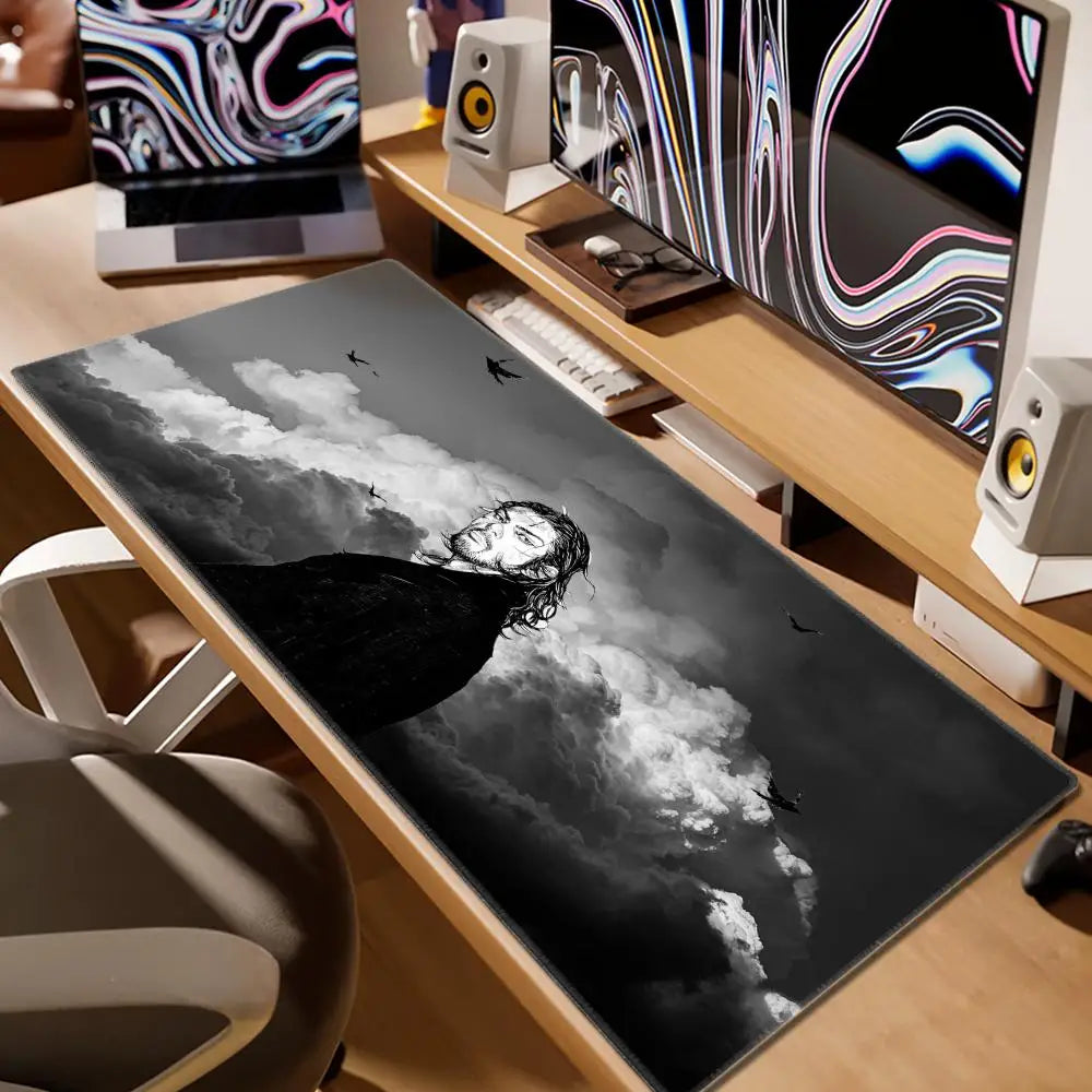 Japan Samurai Mouse Pad Laptop Vagabond Manga Keyboard Pad XXL Anime Mousepad PC Gaming Accessories Desk Mat Game Cabinet Carpet