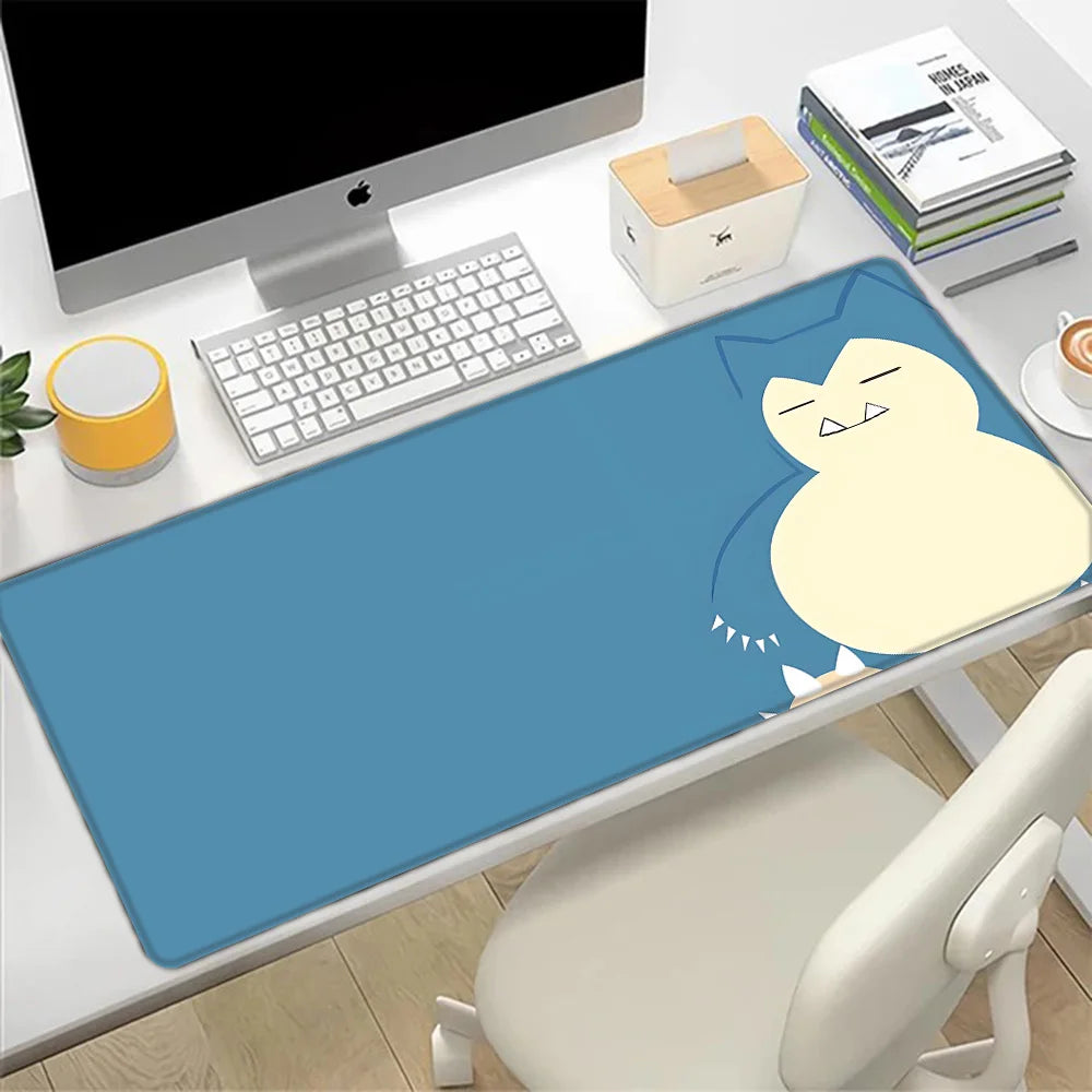 Snorlax Mousepad HD Printing Computer Gamers Locking Edge Non-slip Mouse Pad XXL90x40cm Keyboard PC Desk Pad