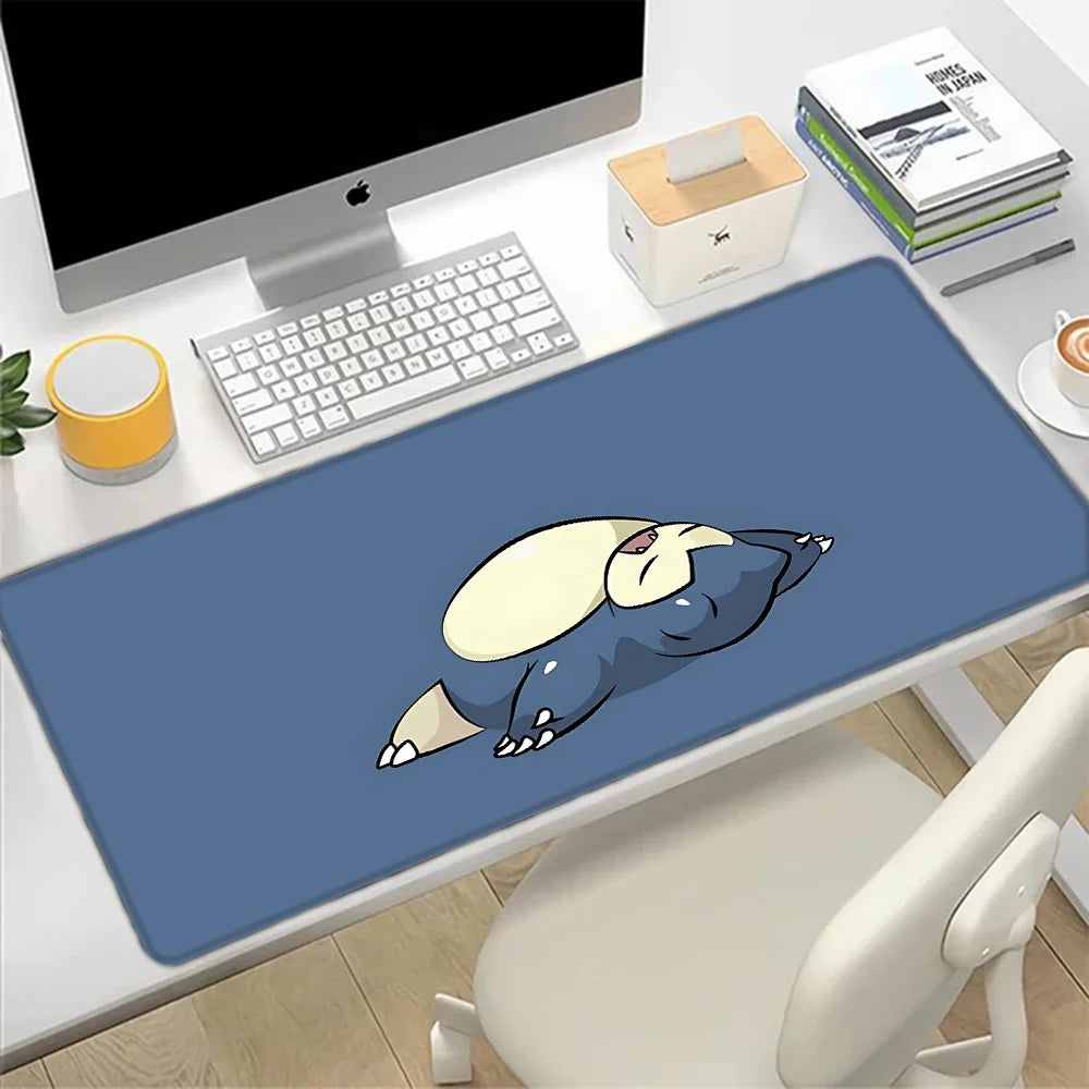 Snorlax Mousepad HD Printing Computer Gamers Locking Edge Non-slip Mouse Pad XXL90x40cm Keyboard PC Desk Pad