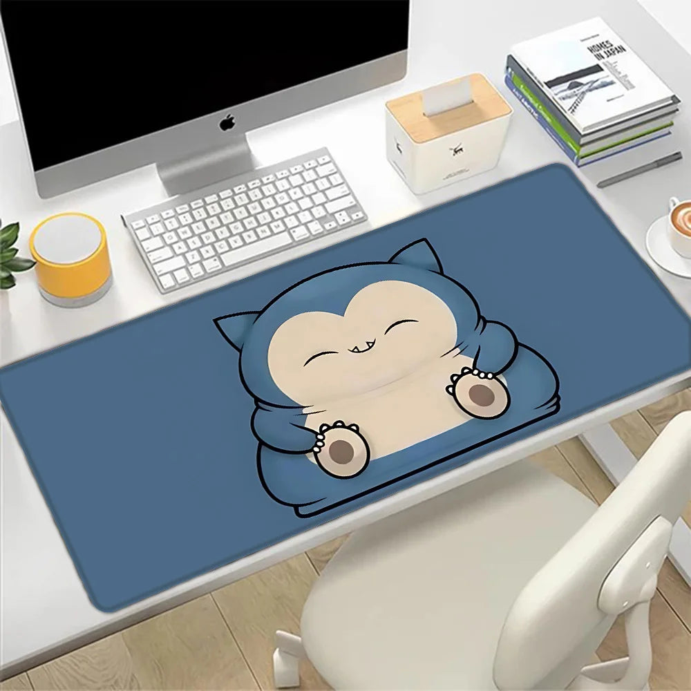 Snorlax Mousepad HD Printing Computer Gamers Locking Edge Non-slip Mouse Pad XXL90x40cm Keyboard PC Desk Pad