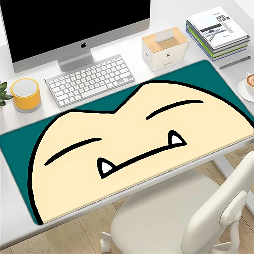 Snorlax Mousepad HD Printing Computer Gamers Locking Edge Non-slip Mouse Pad XXL90x40cm Keyboard PC Desk Pad
