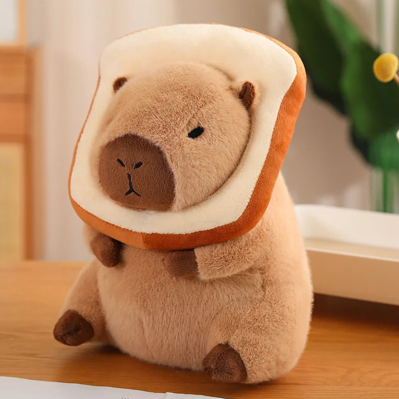 Kawaii Capybara Plush Toy Lovely Capybara Turn to Dinosaur Rabbit Unicorn Stuffed Doll Soft Cartoon Animal Pillow Girl Gift