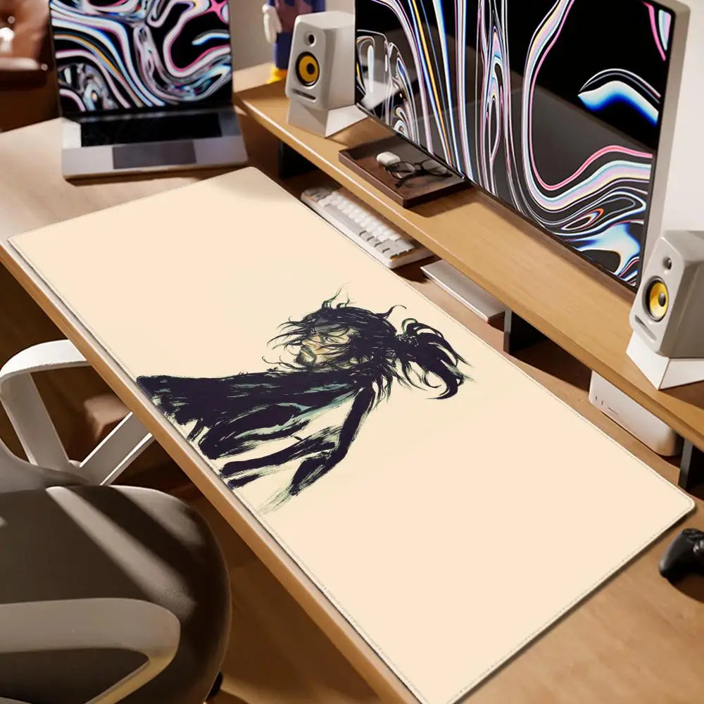 Japan Samurai Mouse Pad Laptop Vagabond Manga Keyboard Pad XXL Anime Mousepad PC Gaming Accessories Desk Mat Game Cabinet Carpet
